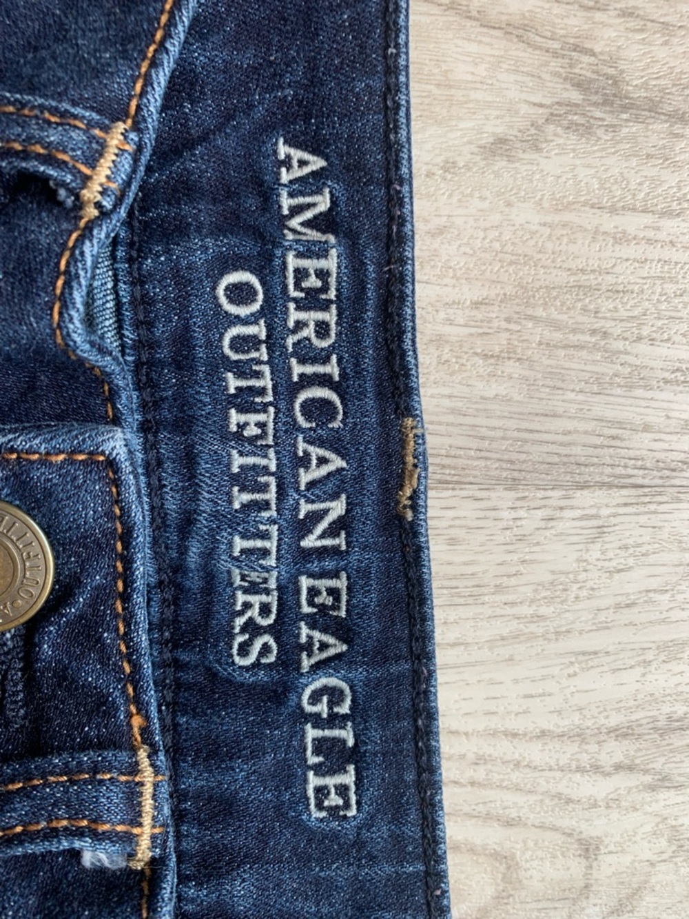 American Eagle Outfitters Dark Wash Jean Shorts #3929 - Picture 6 of 10